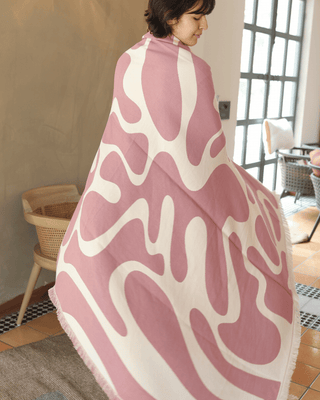 Whisperwind Bamboo Cotton Throw Wildform Rosewood