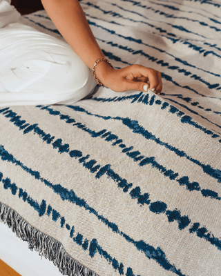 Sunset Orange blanket
