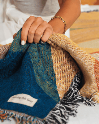 Golden Bloom blanket