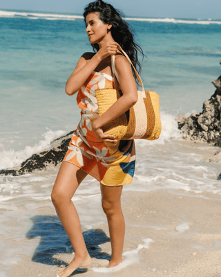 Golden Bloom Sarong