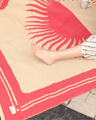 Earthen 100% Organic Cotton Rug - Solar Dusk