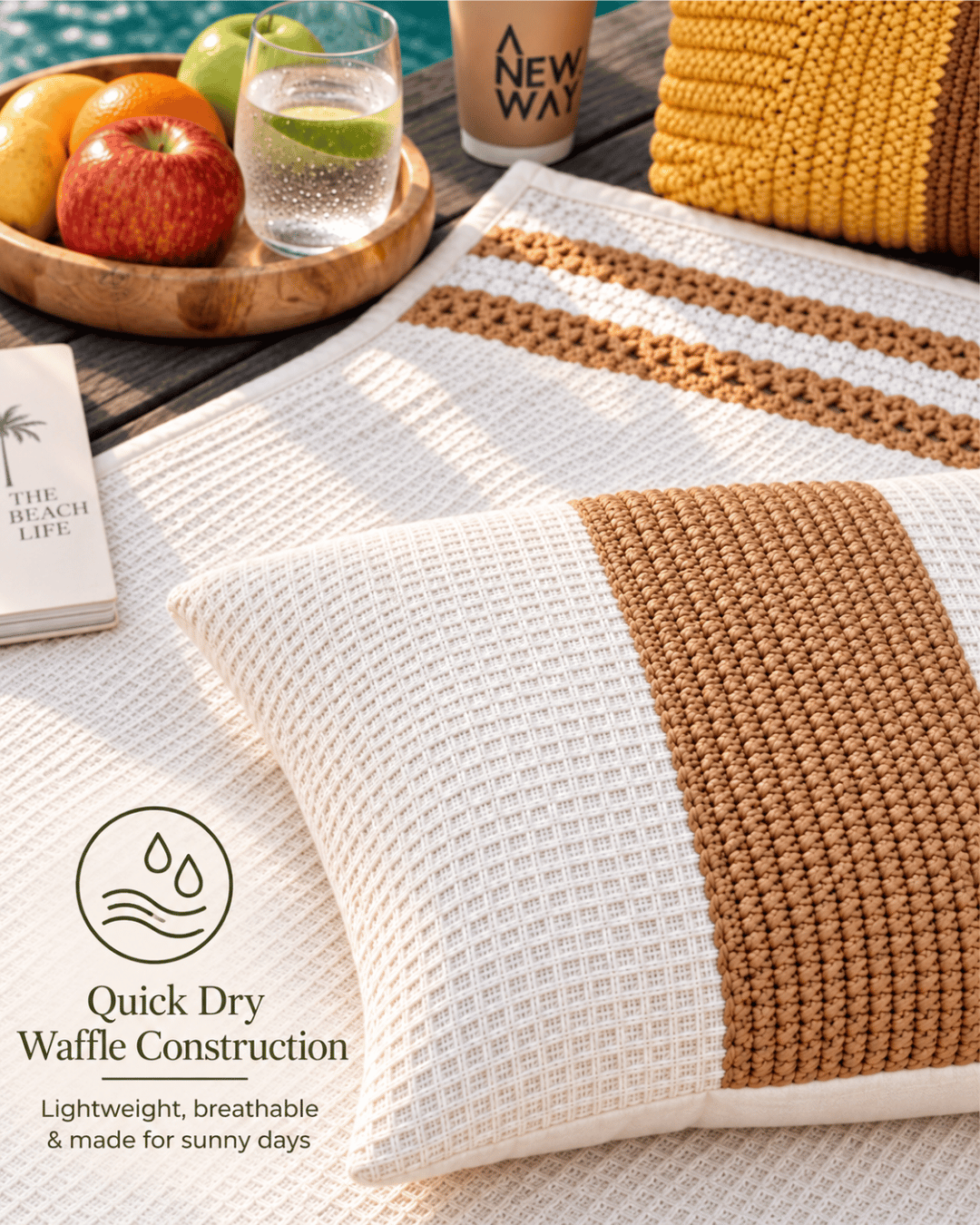 The Anywhere Mat Set - 100% Organic Cotton Undyed