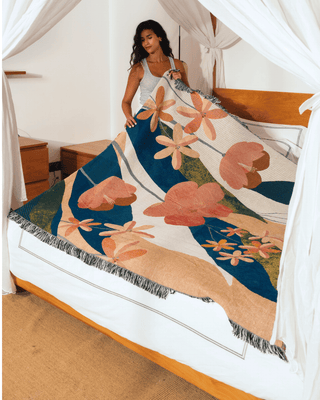 Peach Canopy blanket