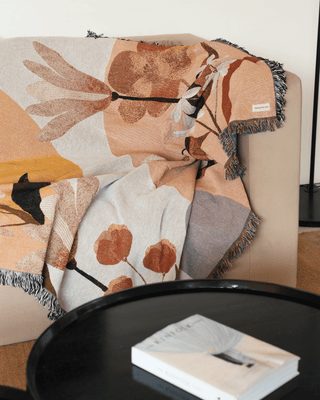 Sunset Orange blanket