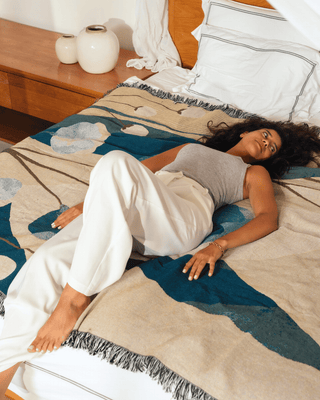 Eucalyptus Mint blanket