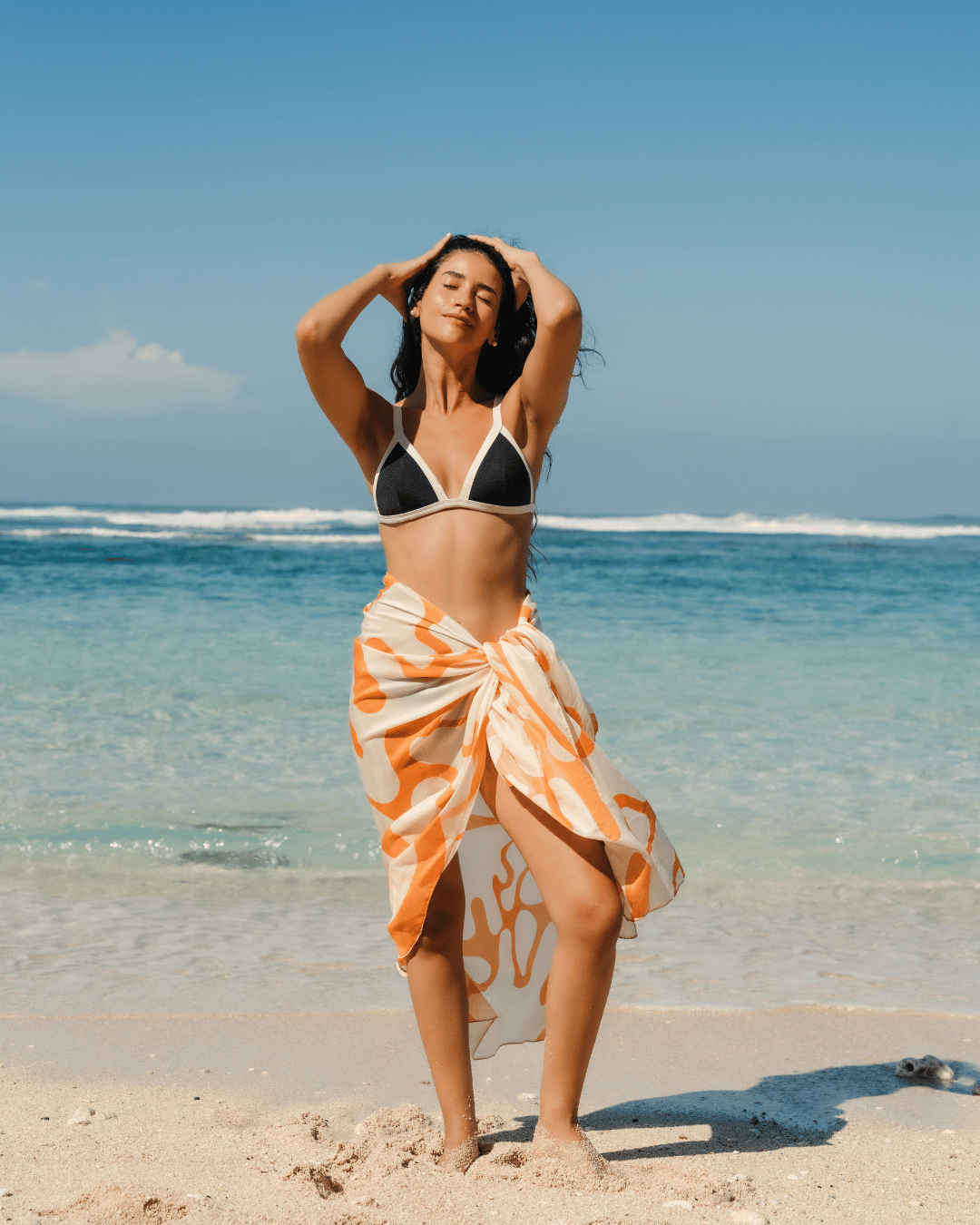 Wildform Orange Sarong