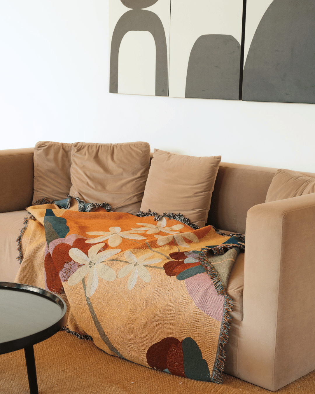 Golden Bloom blanket