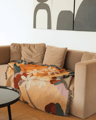 Golden Bloom blanket