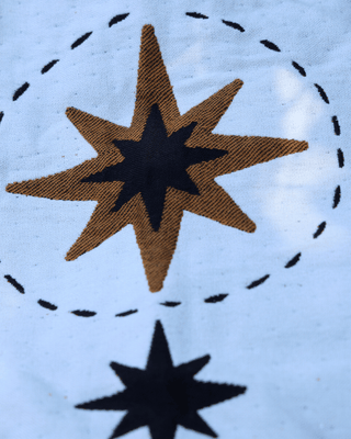 Aeraloom Jacquard Cotton Bamboo Throw Solar Ritual