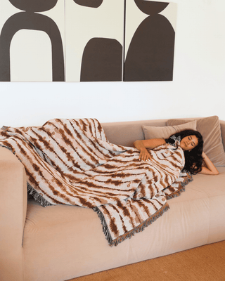 Drift Terracotta blanket