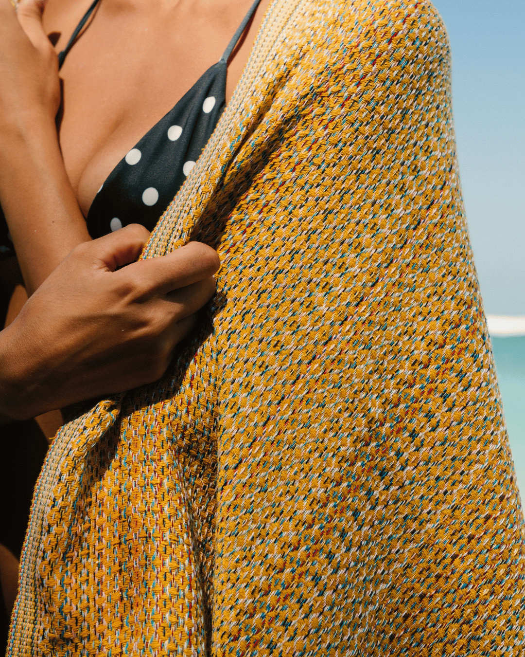 Organic Cotton Turkish Towel Sunbaked Ochre