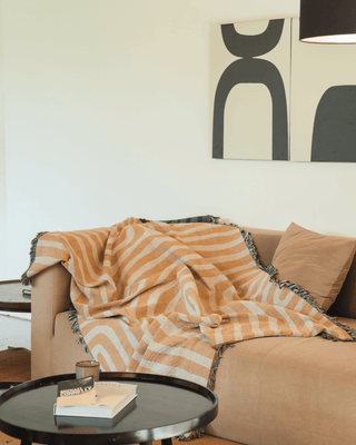 Sunset Orange blanket