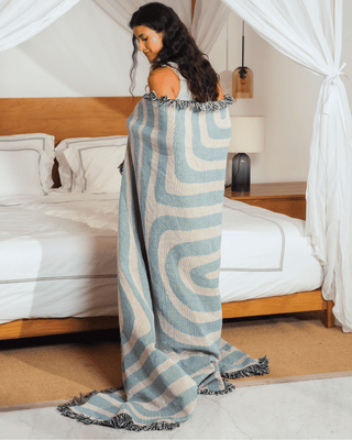 Sunset Orange blanket