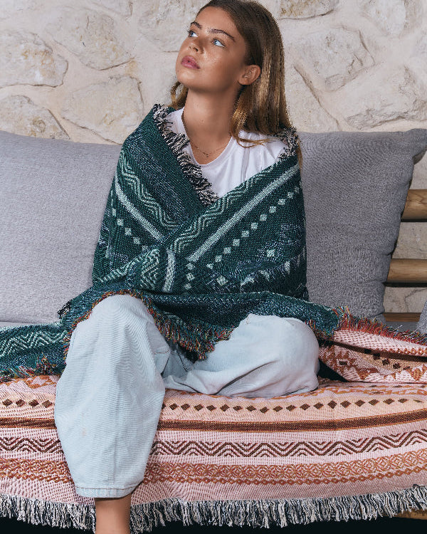 Aura Terracotta blanket