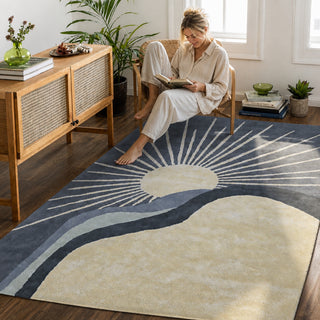 Solara Tufted Rug – Midnight Horizon